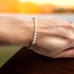 Dainty Pearl Twist Bracelet
