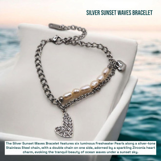 Silver Sunset Waves Bracelet Silver Sunset Waves Bracelet