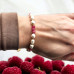 Frosted Raspberry Bracelet