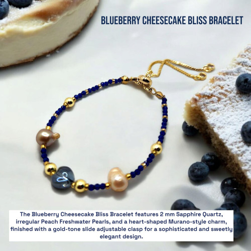 Blueberry Cheesecake Bliss Bracelet