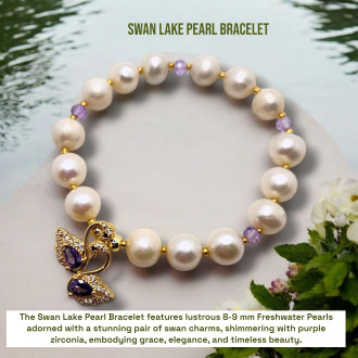 Swan Lake Pearl Bracelet