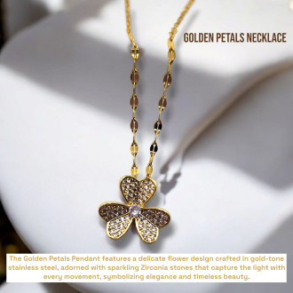 Golden Petals Necklace
