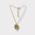 Golden Clover Spark Necklace