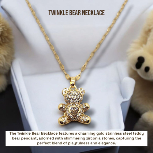 Twinkle Bear Necklace