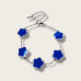Silver Sky Clover Bracelet