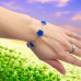 Silver Sky Clover Bracelet