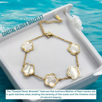 Coastal Clover Bracelet