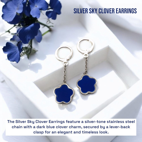 Sky Clover Earrings