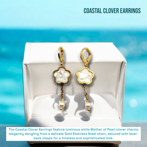 Coastal Clover Earrings