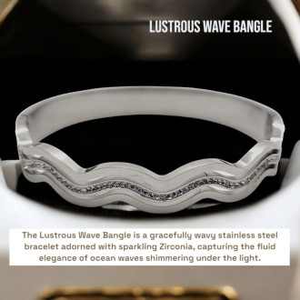 Lustrous Wave Bangle Lustrous Wave Bangle