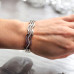 Lustrous Wave Bangle