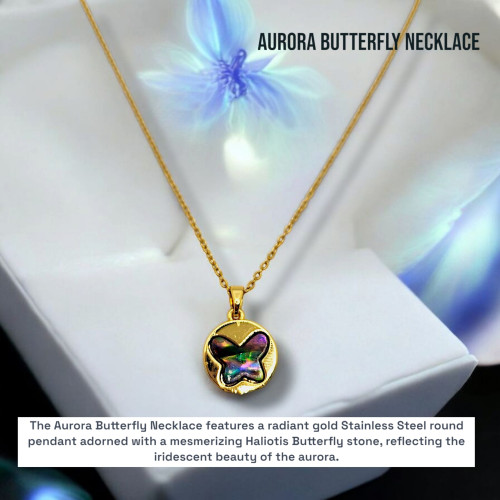 Aurora Butterfly Necklace