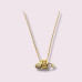 Golden Pin Spark Necklace