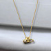 Golden Pin Spark Necklace