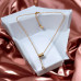 Rosé Dangle Delight Necklace