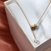 Rosé Dangle Delight Necklace