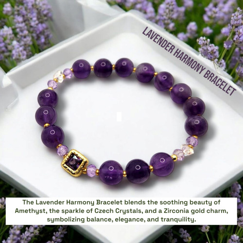 Lavender Harmony Bracelet