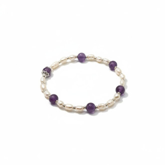 Heavenly Wisdom Bracelet amethyst 6mm