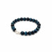 Divine Heart Bracelet Blue Tiger Eye 8 mm, shell