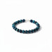 Divine Heart Bracelet Blue Tiger Eye 8 mm, shell