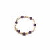 Pure Light Bracelet Amethyst (6 mm), Freshwater Pearls (2–3 mm)