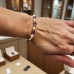 Pure Light Bracelet Amethyst (6 mm), Freshwater Pearls (2–3 mm)