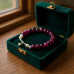 Virtue & Grace Bracelet Pink Tiger Eye (8 mm), Majorica-style Pearls