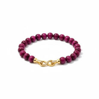 Endless Grace Bracelet Pink Tiger Eye (8 mm)