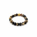 Divine Path Bracelet - 10 mm Spotted Agate with Murano-style bead