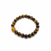 Strength & Glory Bracelet - 8 mm Tiger Eye with Murano-style bead Strength & Glory Bracelet - 8 mm Tiger Eye with Murano-style bead