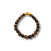 Strength & Glory Bracelet - 8 mm Tiger Eye with Murano-style bead Strength & Glory Bracelet - 8 mm Tiger Eye with Murano-style bead