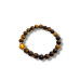 Strength & Glory Bracelet - 8 mm Tiger Eye with Murano-style bead Strength & Glory Bracelet - 8 mm Tiger Eye with Murano-style bead