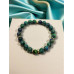  Faith Renewed Bracelet - 8 mm Matte Azure Malachite 