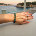  Faith Renewed Bracelet - 8 mm Matte Azure Malachite 