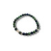  Light of Faith Bracelet - 6 mm Azure Malachite with Golden accents 