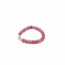 Radiant Faith Bracelet - 8 mm Strawberry Quartz with Murano-style bead Radiant Faith Bracelet - 8 mm Strawberry Quartz with Murano-style bead
