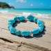 Waves of Grace Bracelet - irregular Turquoise Waves of Grace Bracelet - irregular Turquoise