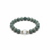 Grace Within Bracelet - 10 mm Jade with Murano-style bead Grace Within Bracelet - 10 mm Jade with Murano-style bead