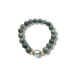 Grace Within Bracelet - 10 mm Jade with Murano-style bead Grace Within Bracelet - 10 mm Jade with Murano-style bead
