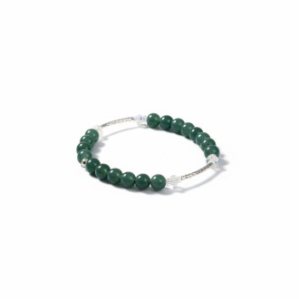 Peaceful Promise Bracelet - 6 mm Jade