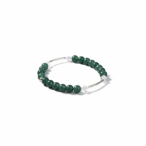 Peaceful Promise Bracelet - 6 mm Jade Peaceful Promise Bracelet - 6 mm Jade