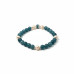 Celestial Grace Bracelet - 6 mm Faceted Agate and Pearl Celestial Grace Bracelet - 6 mm Faceted Agate and Pearl