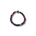 Blessed Serenity Bracelet - 8 mm Purple Lace Agate with Amethyst 4-leaf Clover charm Blessed Serenity Bracelet - 8 mm Purple Lace Agate with Amethyst 4-leaf Clover charm