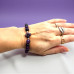 Blessed Serenity Bracelet - 8 mm Purple Lace Agate with Amethyst 4-leaf Clover charm Blessed Serenity Bracelet - 8 mm Purple Lace Agate with Amethyst 4-leaf Clover charm