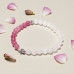 Heartlight Harmony Bracelet - 6 mm Rose Quartz and 6 mm Strawberry Quartz Heartlight Harmony Bracelet - 6 mm Rose Quartz and 6 mm Strawberry Quartz