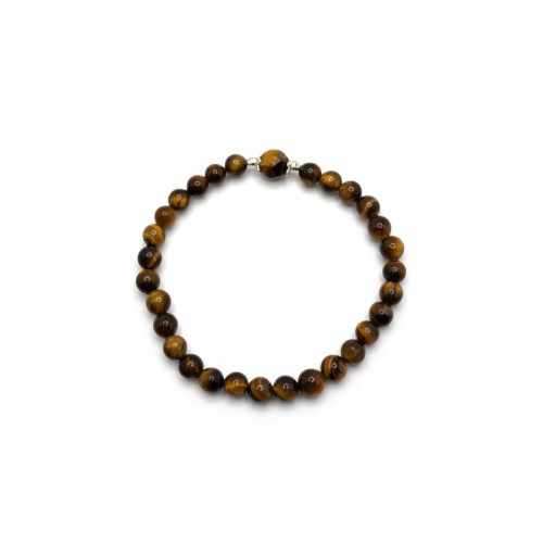 Guardian Light Bracelet - 6 mm Tiger Eye Guardian Light Bracelet - 6 mm Tiger Eye