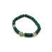 Garden of Wisdom Bracelet - Malachite tube and Fluorite beads Garden of Wisdom Bracelet - Malachite tube and Fluorite beads