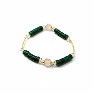 Grace in Motion Bracelet - Malachite and Fluorite 