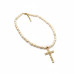 Divine Light Pearl Necklace - 7mm~8mm Freshwater Pearls with Cross Charm Divine Light Pearl Necklace - 7mm~8mm Freshwater Pearls with Cross Charm