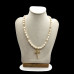 Divine Light Pearl Necklace - 7mm~8mm Freshwater Pearls with Cross Charm Divine Light Pearl Necklace - 7mm~8mm Freshwater Pearls with Cross Charm